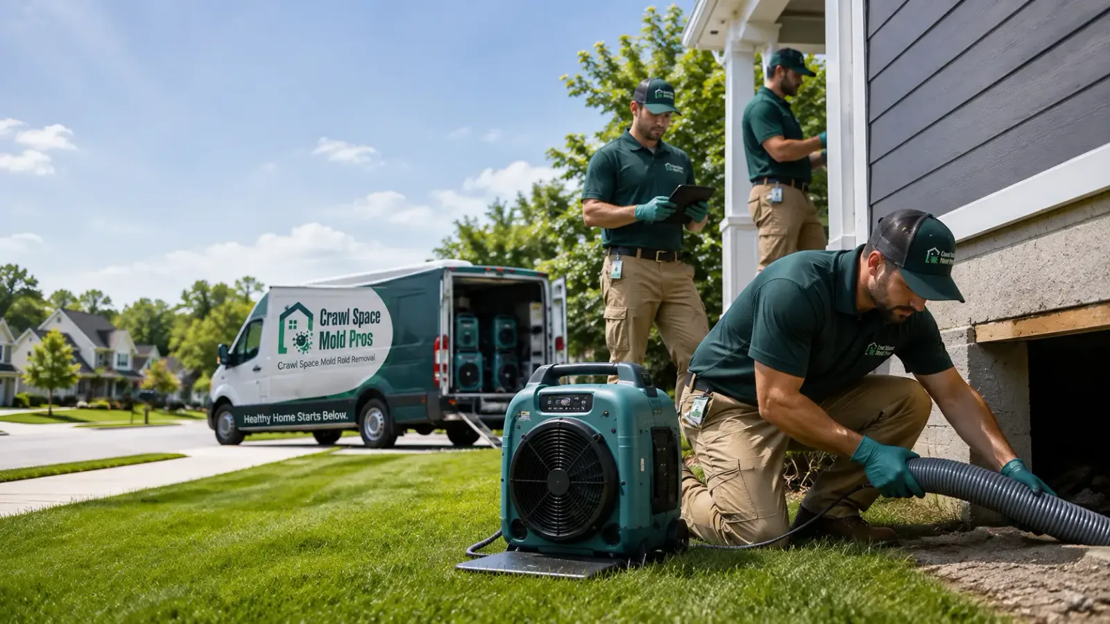 Crawl Space Mold Removal in Milton, WA